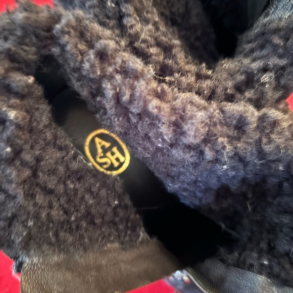 Black Suede Platform Boots - Picture 2 of 4